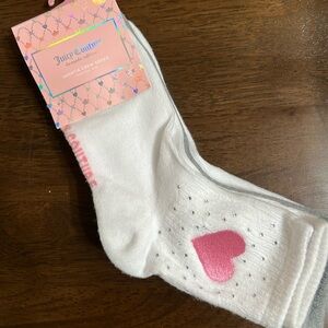Juicy Couture Shortie Crew Socks